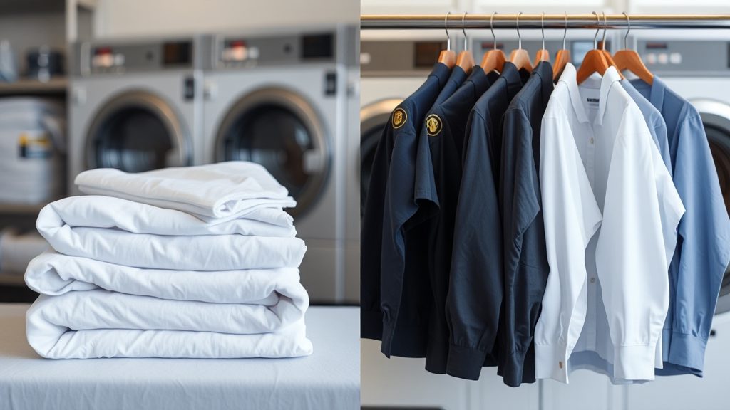 布草洗涤与工服清洗：服务差异与选择指南